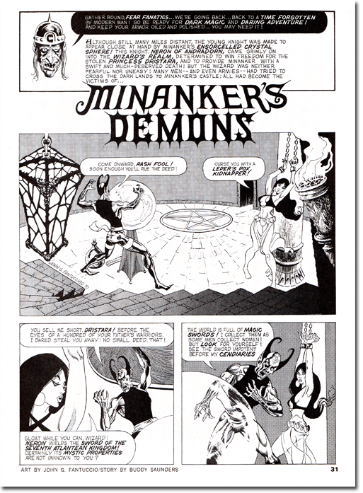 Creepy 34 Minankers Demons by John Fantucchio